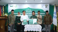 Ketua Umum DMI Jusuf Kalla (JK) apresiasi PT Unilever Indonesia, Tbk yang mengukuhkan kolaborasi solidaritas bersama Dewan Masjid Indonesia (DMI) bertepatan 90 tahun pertumbuhan dan aktivitas operasional di Tanah Air. (Ist)