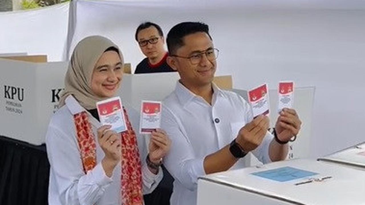 Sonya Fatmala Serukan Partisipasi Aktif Warga Bandung Barat di Pemilu Saat Temani Hengky Kurniawan Gunakan Hak Pilih