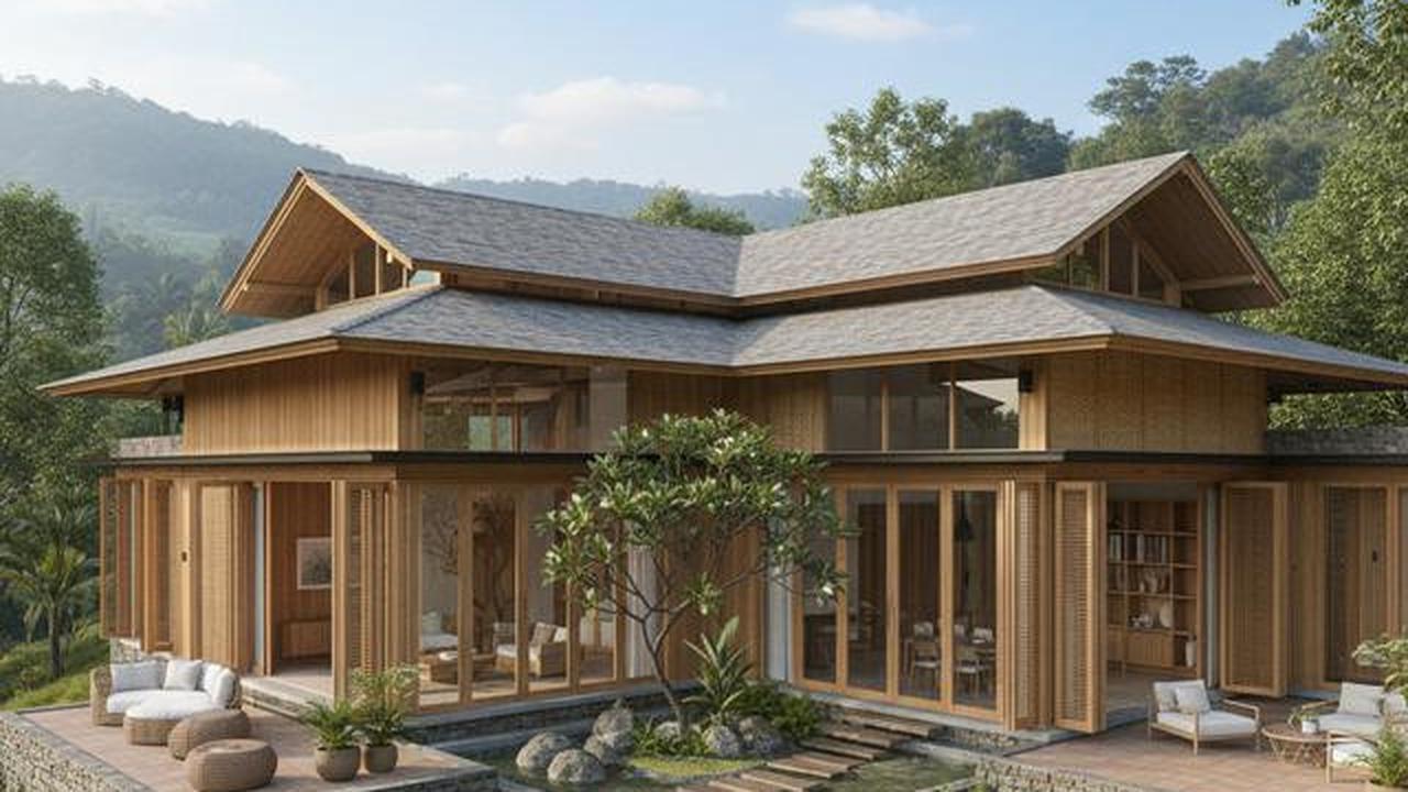 7 Model Rumah Tropis di Area Perbukitan dengan Ventilasi Alami yang Bikin Adem Sepanjang Hari, Nyaman dan Hemat Energi