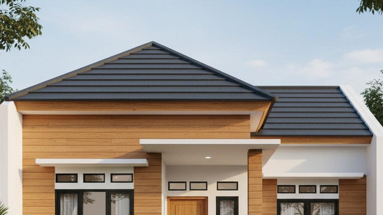 8 Gambar Rumah Minimalis Atap Limas, Desain Elegan yang Cocok untuk Lahan Kecil maupun Luas