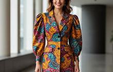 Lagi Hits di 2025, 7 Model Batik Brokat Kombinasi Lengan Puff dan Bishop yang Anggun Maksimal