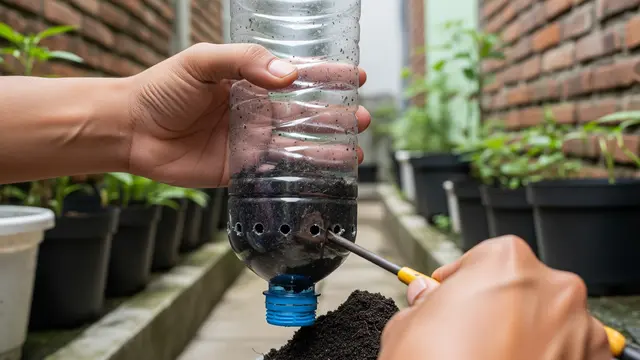 Cara Menanam Cabai Subur di Botol Plastik
