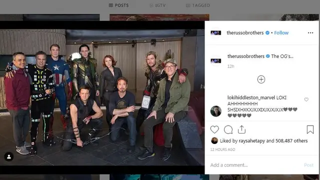 Syuting Avengers: Endgame