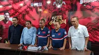 Konferensi Pemilihan (KP) menggelar konferensi pers di Kantor PSSI, FX Sudirman, Kamis (17/10/2019). (Bola.com/Muhammad Adiyaksa).