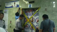 Lokasi lift jatuh di RSUP Fatmawati, Jakarta Selatan. (Liputan6.com/Muslim AR)