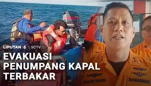 Evakuasi Penumpang Kapal Terbakar
