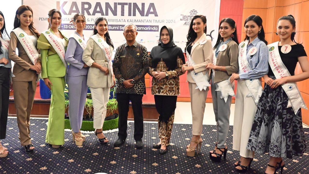 Temui Duta Wisata dan Putri Pariwisata se-Kaltim, Pjs Bupati Paser Beri Semangat dan Motivasi