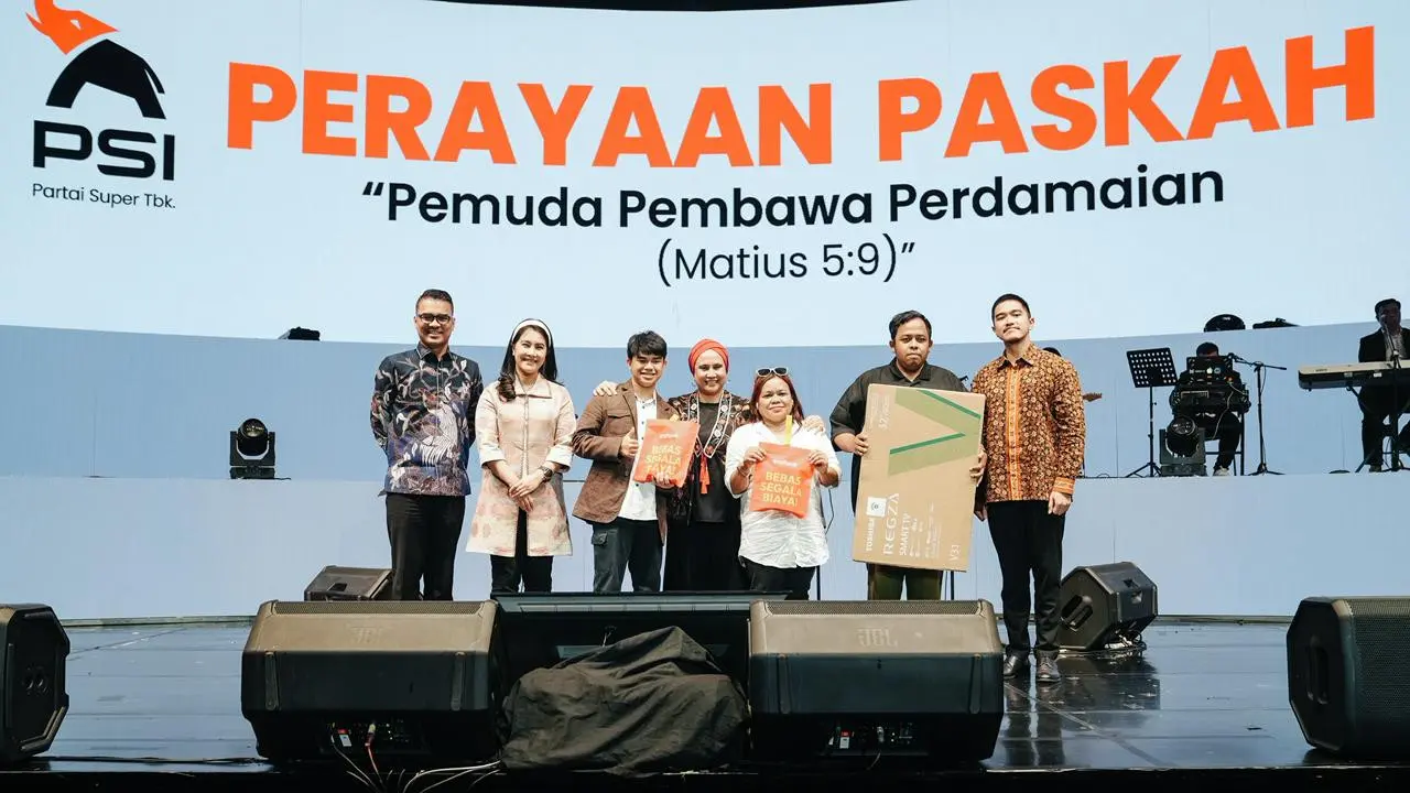 Perayaan Paskah yang digelar DPP PSI di Balai Sarbini, Jakarta. (Istimewa)