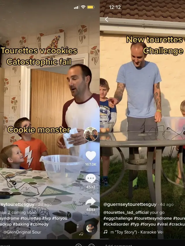 Glen Cooney bersama anak-anaknya menggunakan aplikasi TikTok/dok. Bussinerinsider