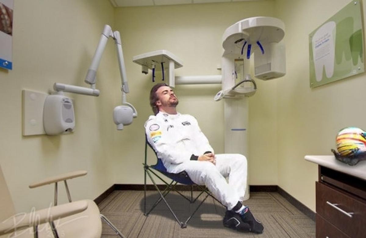 Meme lucu soal frustasinya Fernando Alonso di balap Formula 1