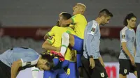 Kualifikasi Piala Dunia 2022 : Pemain MU Diusir, Brasil Sikat Uruguay (AP)