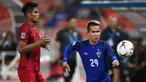 Timnas Indonesia akan menghadapi Thailand di final Piala AFF 2020 dalam dua leg, 29 Desember 2021 dan 1 Januari 2022. Sepanjang sejarah Piala AFF, pertemuan kedua negara lebih didominasi Thailand. Berikut 7 fakta pertemuan mereka sepanjang sejarah Piala AFF. (AFP/Chalinee Thirasupa)