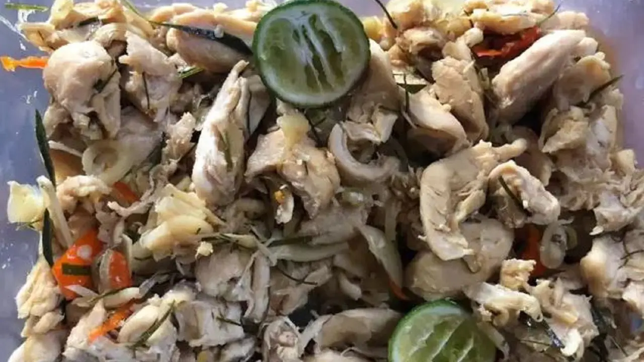 Ayam sambal matah sehat tanpa minyak