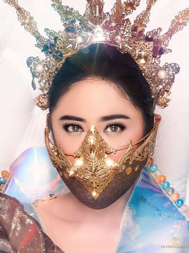 Gaya Dewi Perssik saat Pemotretan Single Terbaru (sumber: instagram/fdphotography90)