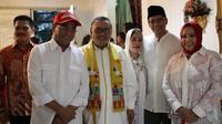 Anna Mariana bersama suami menggelar acara buka puasa bersama. foto: istimewa