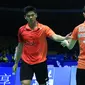 Ganda campuran Indonesia Praveen Jordan/Debby Susanto lolos ke babak kedua Badminton Asia Championships 2016 di Wuhan, Tiongkok, Selasa (26/4/2016). (Liputan6.com/Humas PB PBSI)