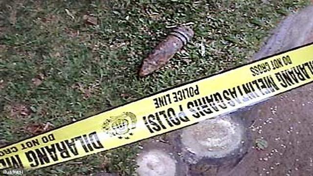 Ilustrasi penemuan mortir aktif