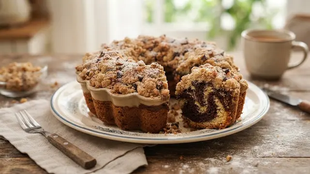 Resep Marble Crumble Cake 2 Telur