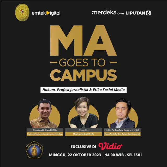 Jangan Lewatkan Keseruannya! MA Goes To Campus Bakal Sambangi Universitas Brawijaya Malang