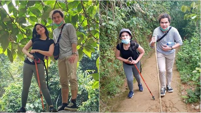 7 Momen Tissa Biani Dan Dul Jaelani Trekking Bareng Di Bogor Hot Liputan6 Com