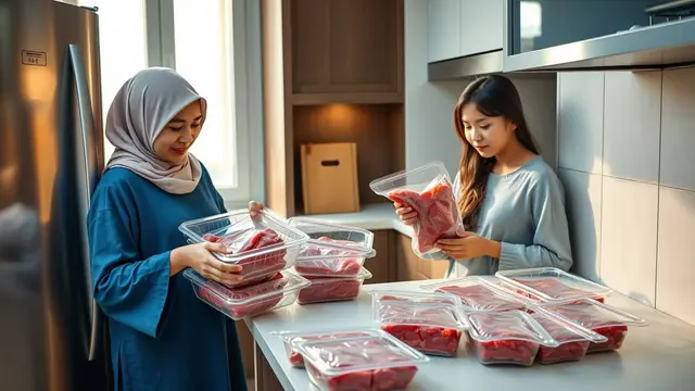 tips menyimpan daging kurban di kulkas