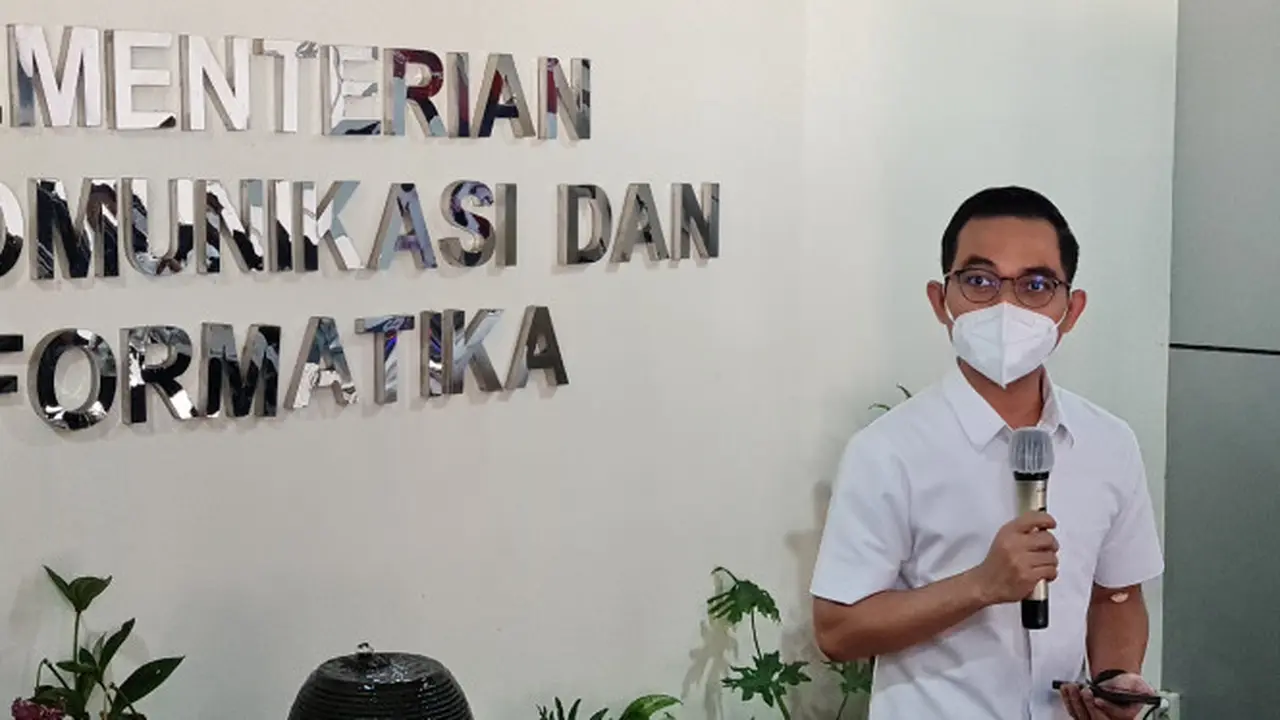 Juru Bicara Kemkominfo, Dedy Permadi. Liputan6.com/Agustinus Mario Damar
