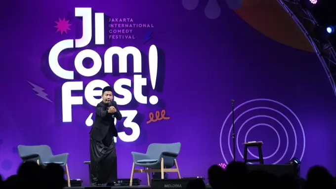 David Nurbianto meriahkan acara Jiconfest 2023 di hari pertama, sukses bikin penggemar tertawa