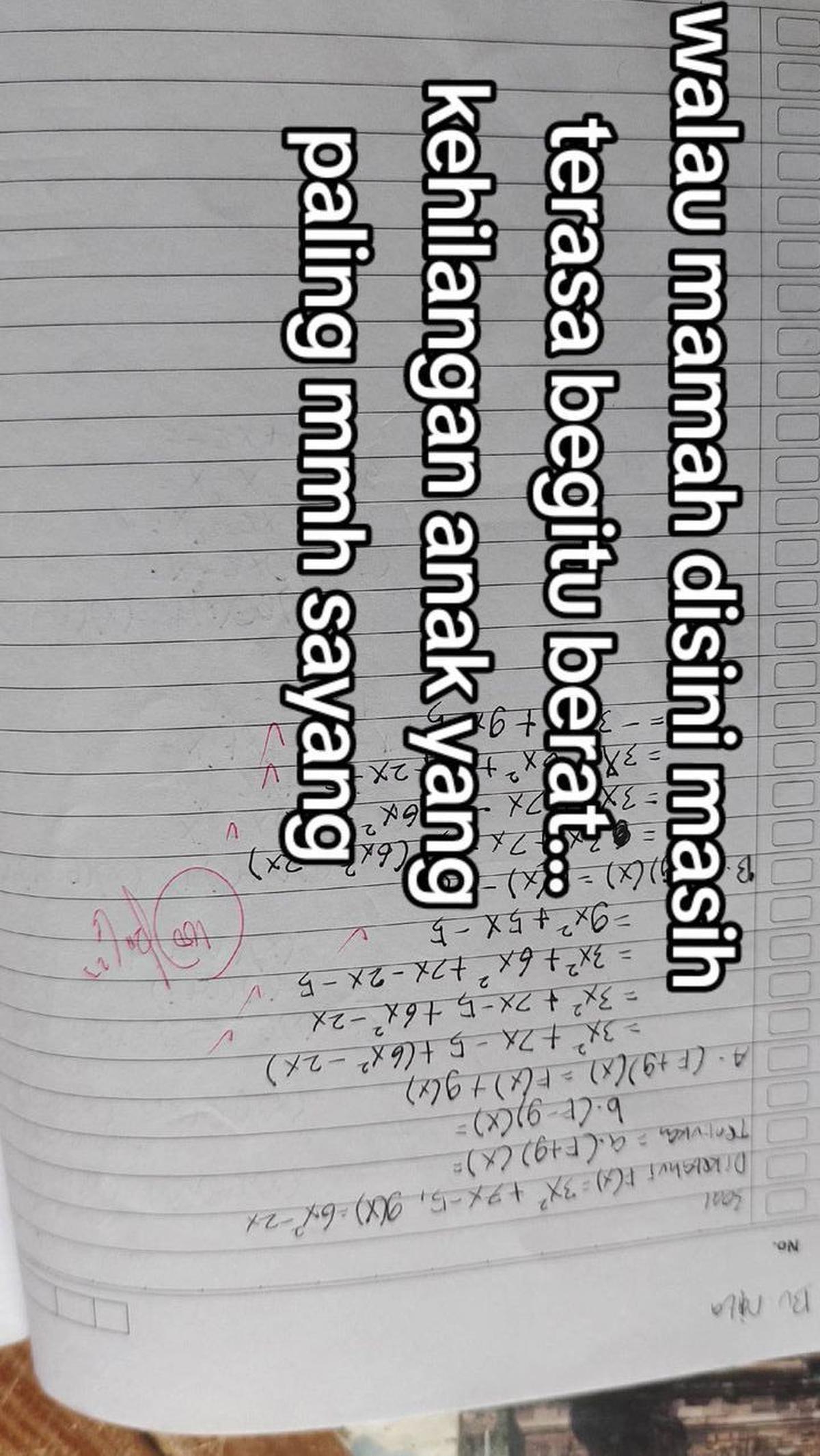 Sampai Sekarang Ibunya Masih Merasa Sedih Kehilangan Anak Pertamanya