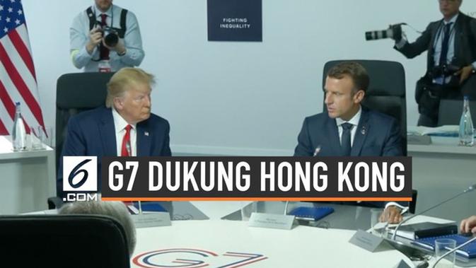 VIDEO: Pemimpin G7 Sepakat Dukung Hong Kong Tetap Otonom