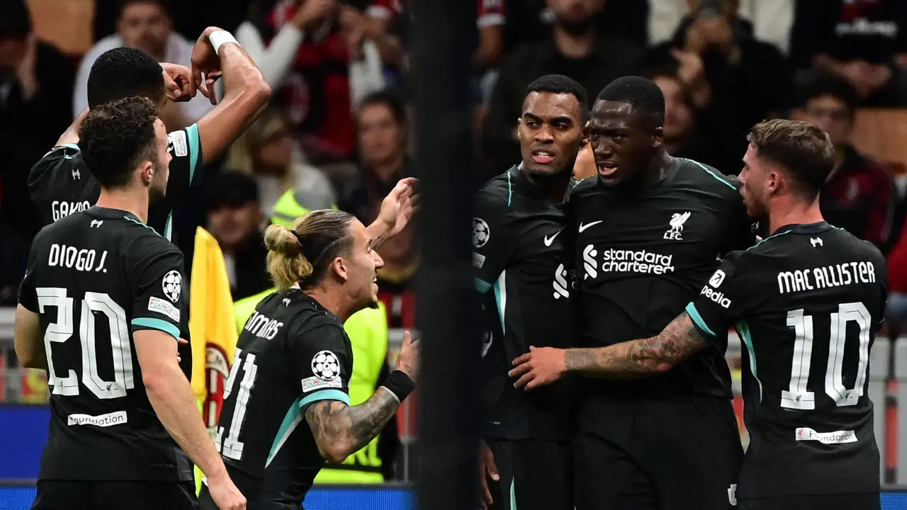 Bermain di Markas AC Milan, Liverpool Memulai Liga Champions 2024/2025 dengan Kemenangan