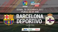 Starting XI Barcelona Vs Deportivo La Coruna
