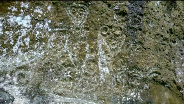 Penemuan ukiran kuno di dinding batu Lembata, NTT