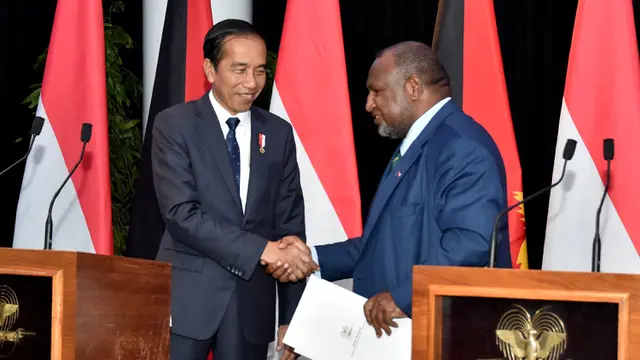 Pertemuan Bilateral Jokowi dan James Marape