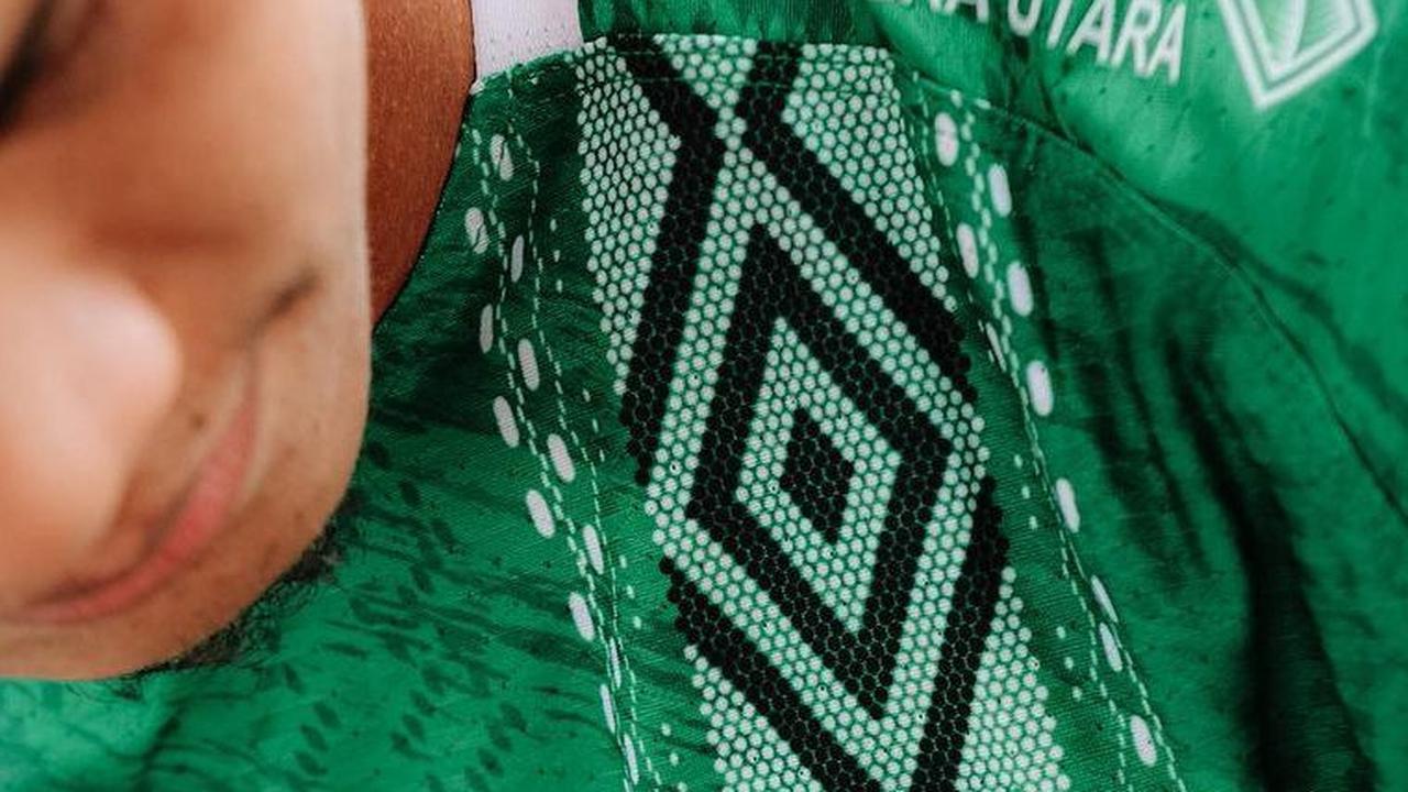 Bekerja sama dengan Northon Apparel, PSMS Medan kembali hadir dengan warna hijau yang lebih dominan.