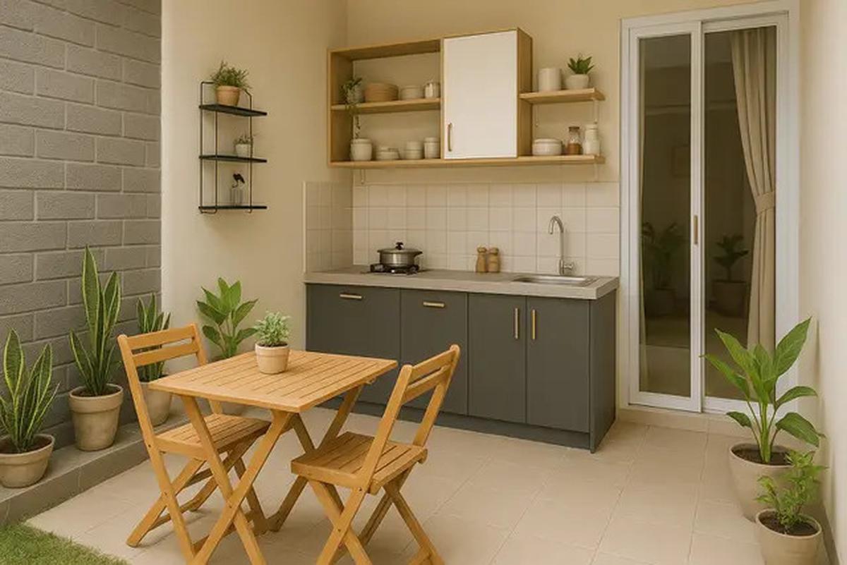 7 Inspirasi Model Rumah Sederhana dengan Dapur Outdoor Tren 2025, Nyaman untuk Kumpul Keluarga