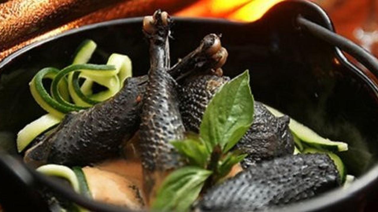 Ayam cemani jadi pelengkap upacara adat