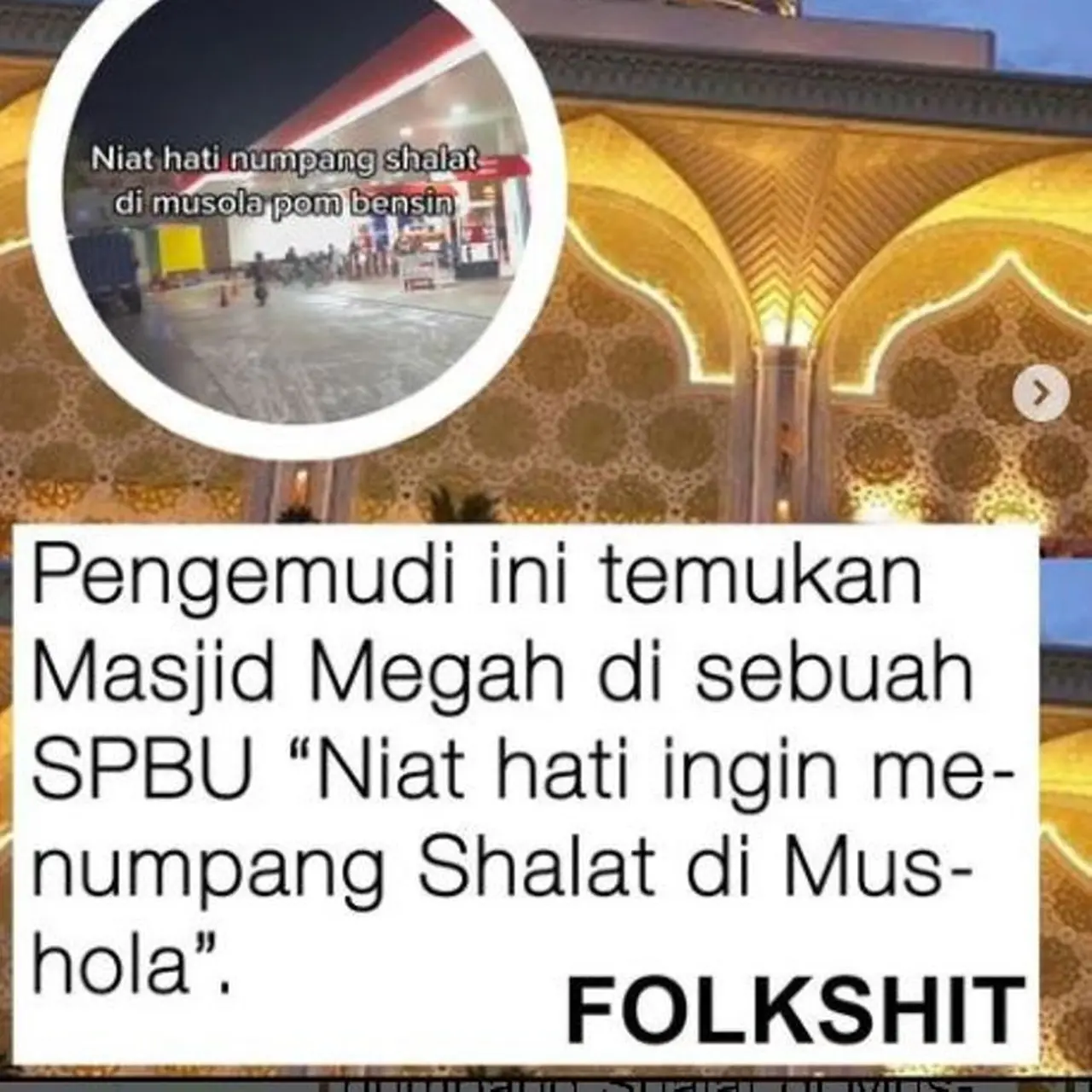 Niat Numpang Sholat Di Musala Pengemudi Malah Temukan Masjid Megah Di