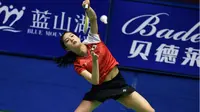 Pebulutangkis tunggal putri Jepang, Aya Ohori, akan menghadapi sang kompatriot Saena Kawakami pada babak final China Masters Grand Prix Gold 2017 di Jiangsu, Minggu (23/4/2017). (Bola.com/Twitter/XHIndonesia)
