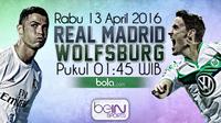 Real Madrid vs Wolfsburg (Bola.com/Samsul Hadi)