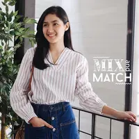 Bergaya kasual dengan mix and match celana jeans yang kekinian ini. (Sumber foto: cutsyifaa/instagram)