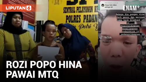 VIDEO: Hina Pawai MTQ saat Live TikTok, Rozi Popo Minta Maaf
