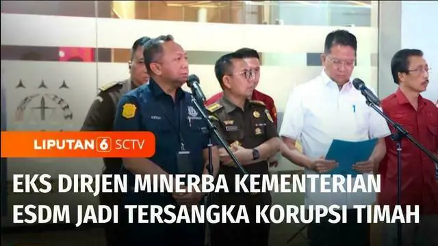 Sementara itu Kejaksaan Agung menetapkan Dirjen Minerba, Kementerian ESDM periode 2015-2020, Bambang Gatot Ariyanto sebagai tersangka dalam kasus dugaan korupsi tata niaga komoditi timah. Bambang Gatot Ariyanto langsung ditahan di Rutan Salemba, caba...