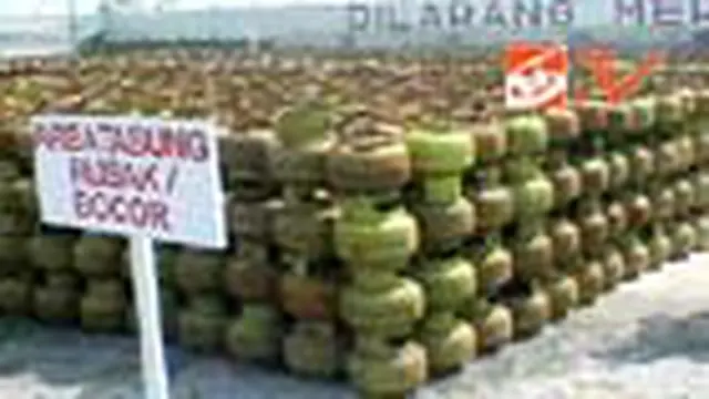 Belasan Ribu Tabung Gas Ditemukan Rusak