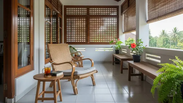 Cara Membuat Teras Rumah Adem Tanpa Biaya Besar, Nyaman untuk Bersantai Meski Cuaca Panas