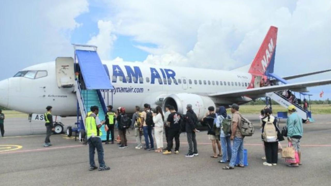 H-2 Lebaran 2026, Puncak Arus Mudik Bandara Iskandar Pangkalan Bun Capai 2.600 Penumpang