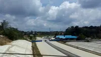 Jalan tol Balikpapan - Samarinda Kaltim. (Liputan6.com/Abelda Gunawan)