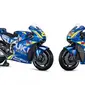 Motor Suzuki GSX-RR versi terbaru yang akan ditunggangi Andrea Iannone dan Alex Rins pada MotoGP 2018. (MotoGP)