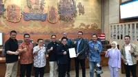 Direktur Utama PT Garuda Indonesia (Persero) Irfan Setiaputra menyambut baik dukungan Panitia Kerja Komisi VI DPR RI. Ia menyebut ini jadi bagian penting dalam restrukturisasi. (Dok Garuda)