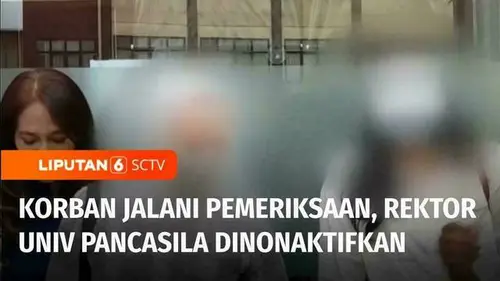 VIDEO: Dua Korban Pelecehan Seksual oleh Rektor Universitas Pancasila Jalani Pemeriksaan