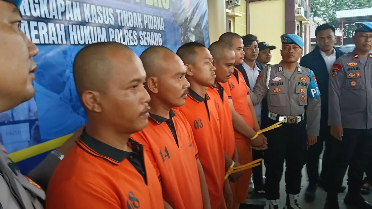 Enam tersangka penganiayaan wartawan dan pegawai Kementerian di Banten